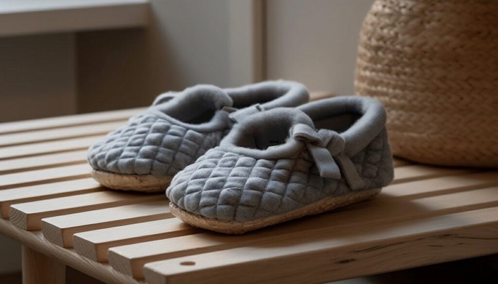 Clean, allergen-free baby clothes prepared for newborn arrival in Calgary home